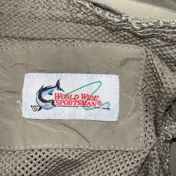 World Wide Sportsman Khaki Tan Convertible Pants Shorts Lightweight Size M (32) - Picture 10 of 11